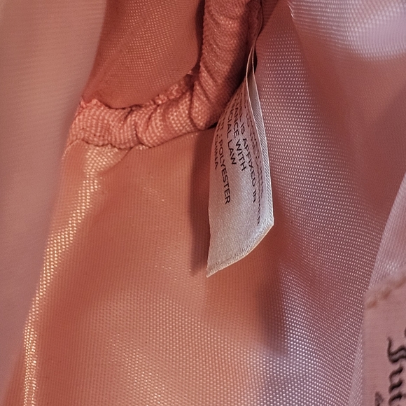 Juicy Couture Black Velvet Cosmetic Pouch/Bag (Nwot) - Picture 6 of 9